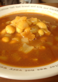 大豆のトマトカレースープ