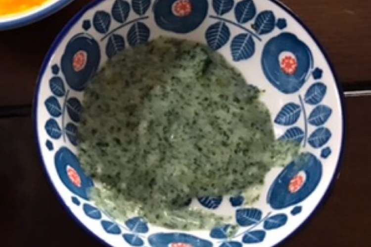 離乳食初期 鯛とほうれん草のクリーム煮 レシピ 作り方 By H026eb クックパッド 簡単おいしいみんなのレシピが360万品