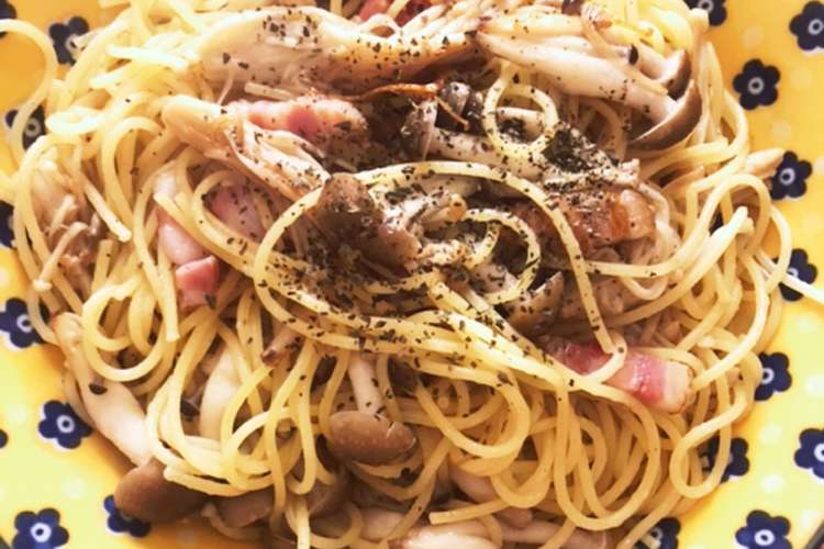 簡単 ベーコンとキノコのパスタ レシピ 作り方 By かもめ食堂 クックパッド 簡単おいしいみんなのレシピが355万品