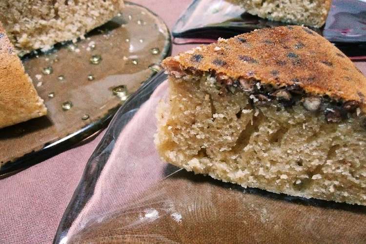 ぜんざいリメイク 炊飯器で小豆ケーキ レシピ 作り方 By アンドレチッドレ クックパッド