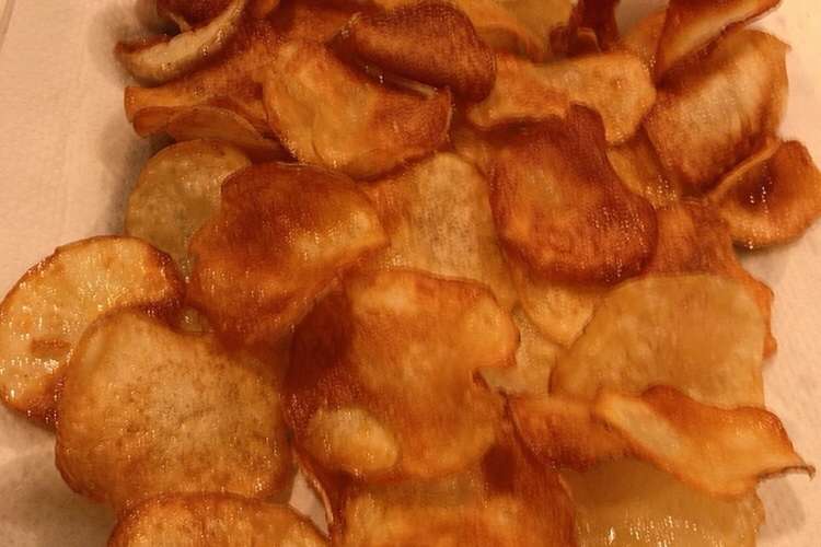 パリッと旨い コンソメ味ポテトチップス レシピ 作り方 By クックまいななパパ クックパッド 簡単おいしいみんなのレシピが359万品