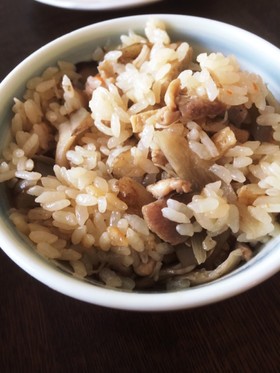 鶏ごぼうの炊き込みご飯♪3合