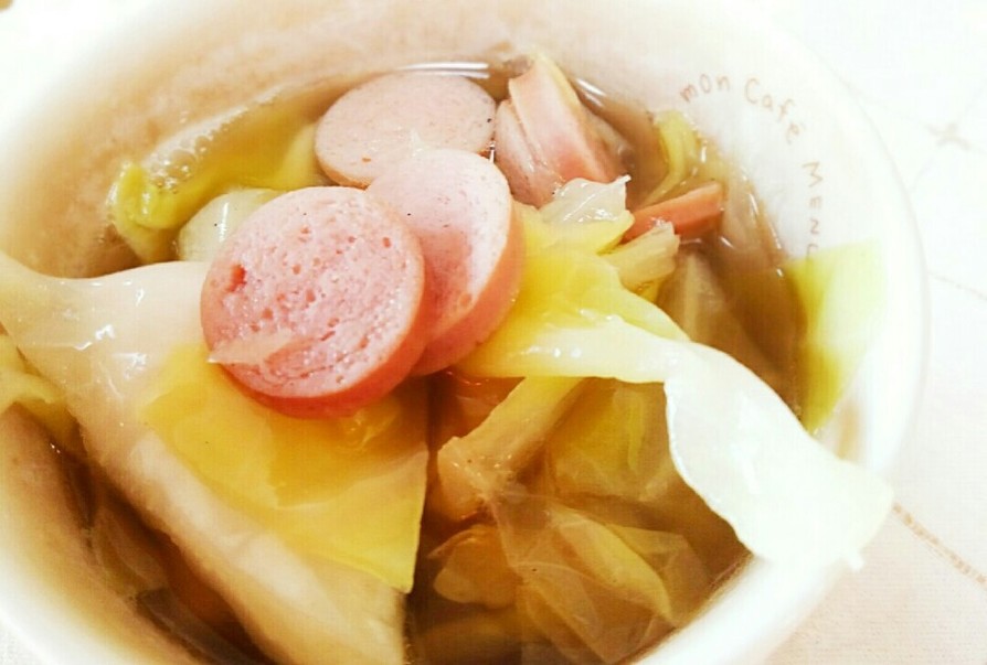 完成まで10分★キャベツの中華スープの画像
