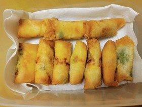 鶏ササミと大葉入り絶品チーズ春巻き♥