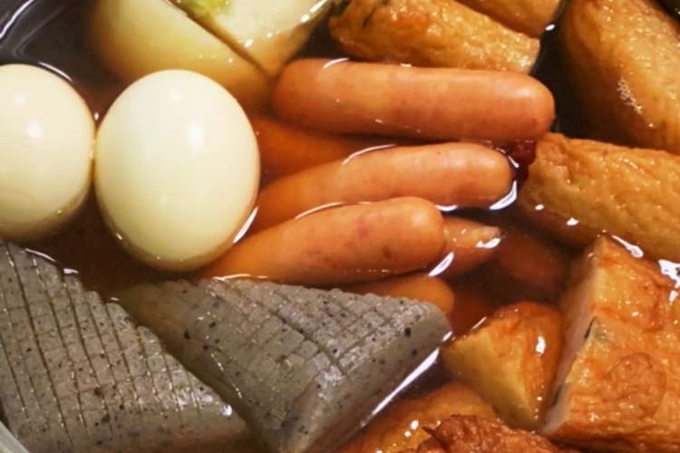 オイスターソースで美味しいおでん出汁 レシピ 作り方 By Tmnyk1979 クックパッド 簡単おいしいみんなのレシピが351万品