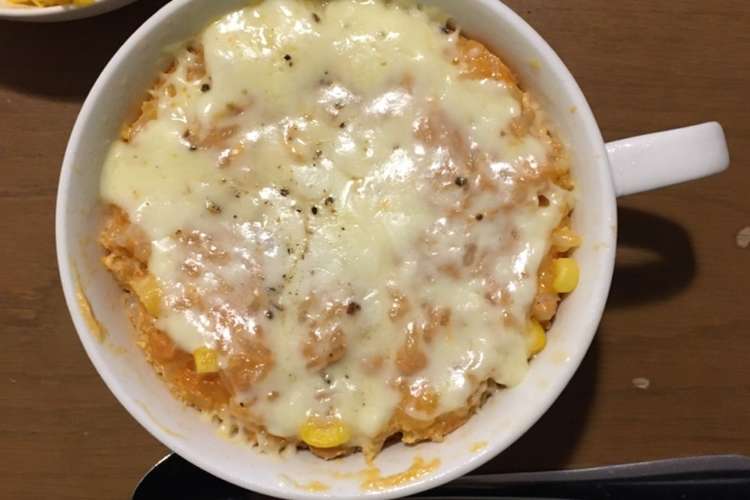 レンジでパパっと トマトチーズリゾット風 レシピ 作り方 By はなまちゃ クックパッド