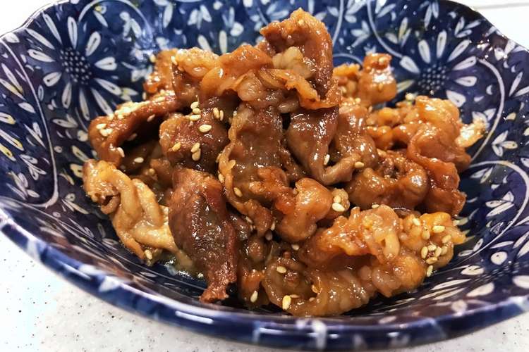 簡単 豚肉の甘辛煮 レシピ 作り方 By ズボラ魔神 クックパッド 簡単おいしいみんなのレシピが358万品