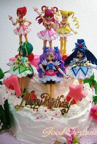 プリキュア☆２段ケーキ♪