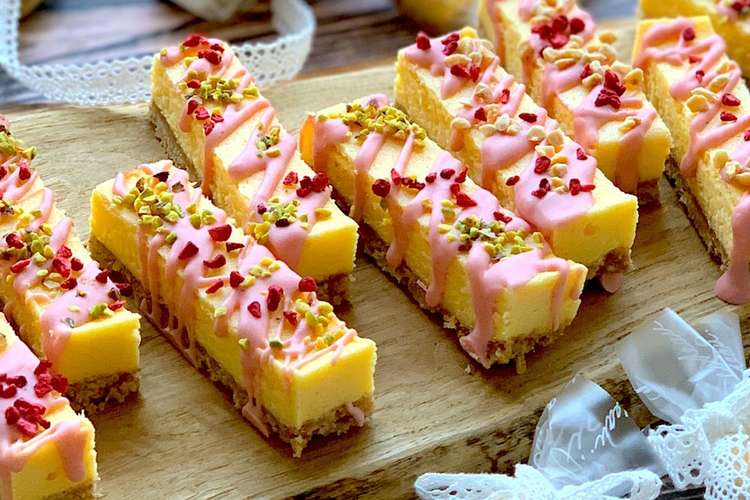 ホワイトチョコスティックチーズケーキ レシピ 作り方 By Akicocoaki クックパッド 簡単おいしいみんなのレシピが378万品