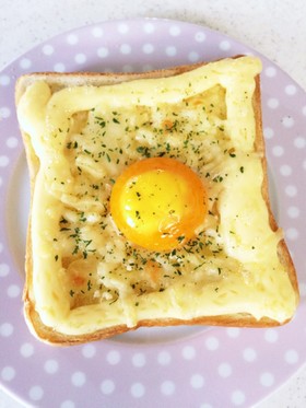 朝ごはんに!マヨ玉チーズパン