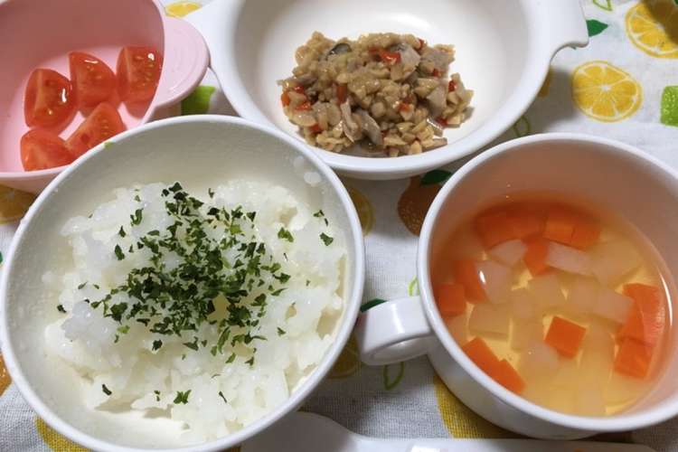 10ヶ月 ごはん 納豆和え 和風スープ レシピ 作り方 By めろんそーだ クックパッド 簡単おいしいみんなのレシピが360万品