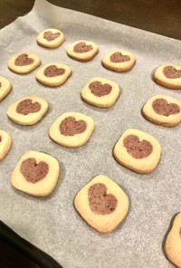 バレンタイン♡アイスボックスクッキー