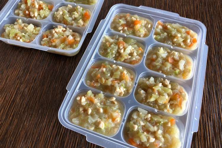 離乳食中期 野菜たっぷり納豆とろとろ煮 レシピ 作り方 By うーちゃま クックパッド