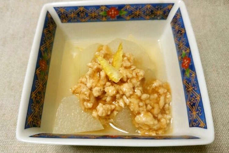 冬瓜の鶏そぼろあんかけ レシピ 作り方 By コイケ薬局 クックパッド