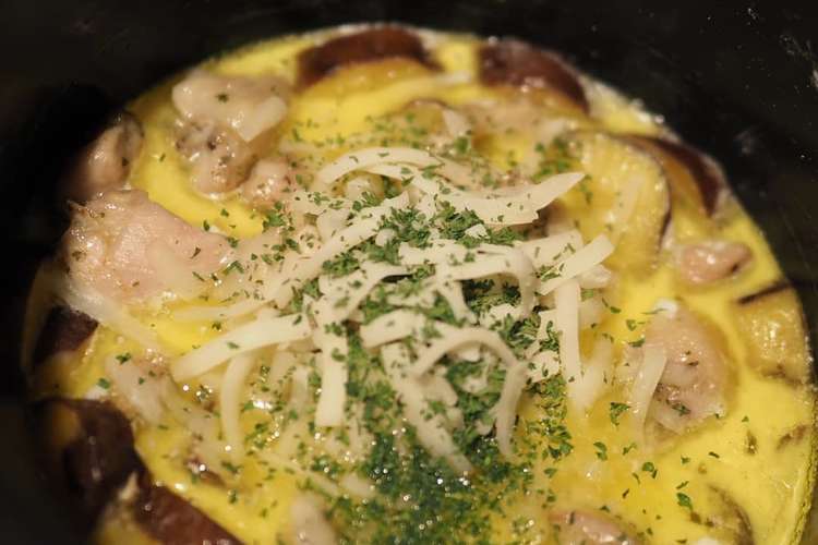 ヘルシオホットクック版シュクメルリ松屋風 レシピ 作り方 By １３ｔｈ黒うさぎ クックパッド