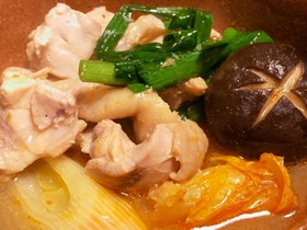 【石川県名物】とり野菜(味噌仕立ての鍋)