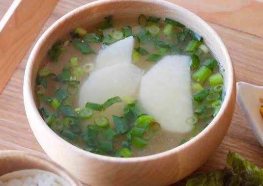 長芋の味噌汁の画像