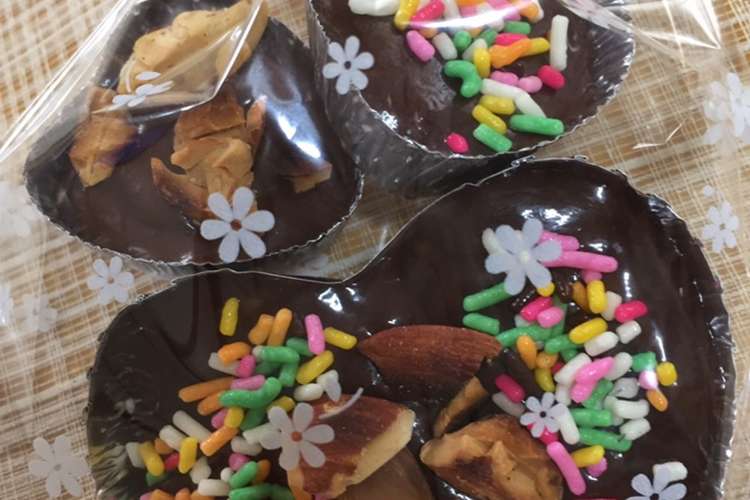 板チョコで作る簡単バレンタインチョコ レシピ 作り方 By トロイメライ クックパッド 簡単おいしいみんなのレシピが358万品