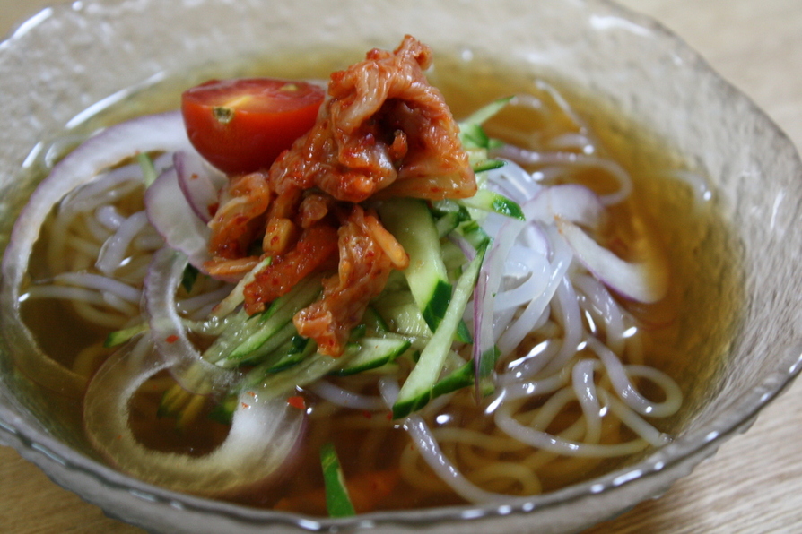 韓国風・糸こん冷麺の画像