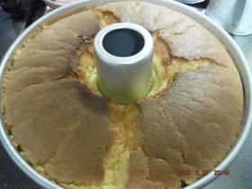 伊予柑シフォンケーキ