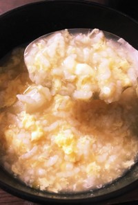 生姜のあんかけ卵雑炊