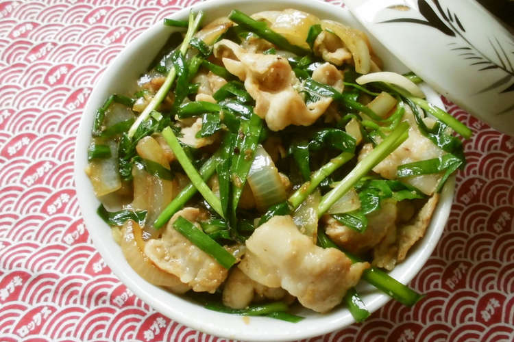 いっそう活気づく にら肉丼 レシピ 作り方 By 花時計咲いた クックパッド 簡単おいしいみんなのレシピが354万品