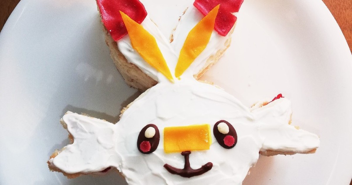 パンケーキで簡単 ポケモンのヒバニー レシピ 作り方 By さるぱんだ クックパッド