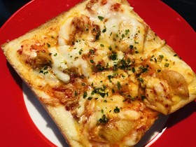 簡単キムチーズトースト