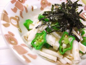 オクラと山芋のしゃくしゃく♡