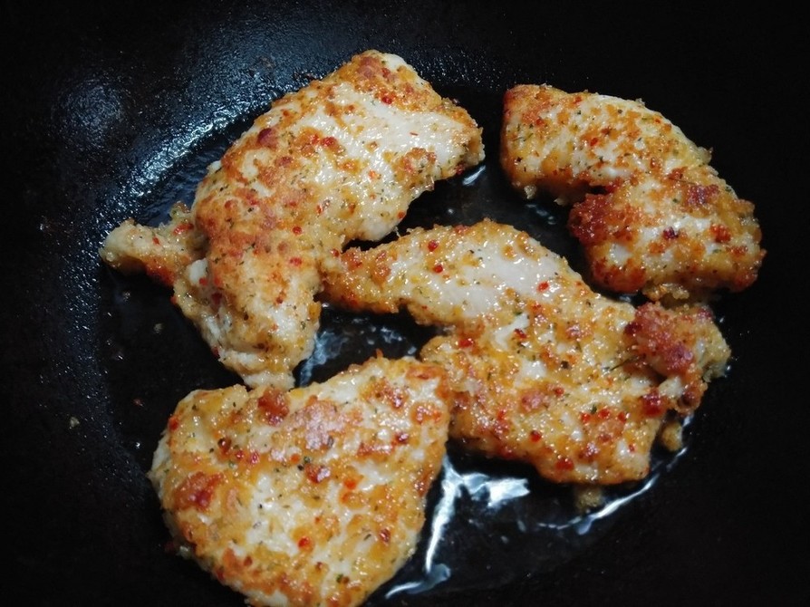 鶏肉プルコギのチーズパン粉(簡単)の画像