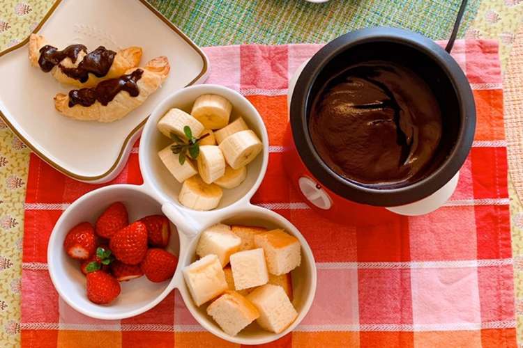 チョコレートフォンデュ レシピ 作り方 By Jujukueche クックパッド 簡単おいしいみんなのレシピが366万品