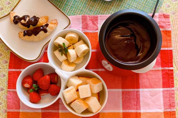 チョコレートフォンデュ レシピ 作り方 By Jujukueche クックパッド 簡単おいしいみんなのレシピが360万品