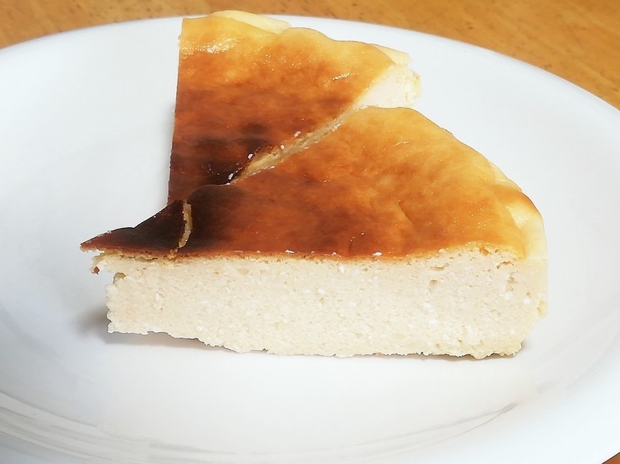 米粉と豆乳ヨーグルトのチーズケーキの画像