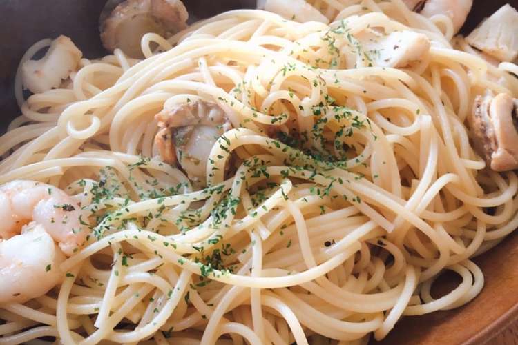 レモン風味あっさりシーフードパスタ レシピ 作り方 By もけもけ23号 クックパッド 簡単おいしいみんなのレシピが352万品