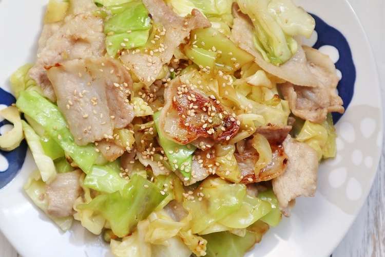 簡単 豚肉と春キャベツの塩にんにく炒め レシピ 作り方 By すいーつだんし クックパッド