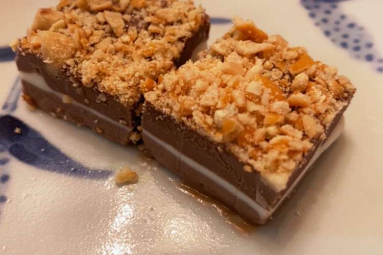 板チョコと柿の種で簡単生チョコ レシピ 作り方 By Maminchu クックパッド 簡単おいしいみんなのレシピが349万品