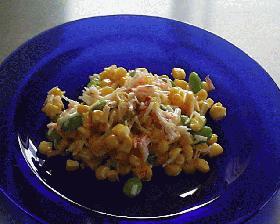 枝豆とカニかまのサラダの画像