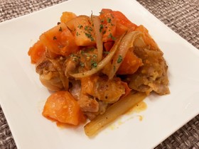 イタリアンな鶏トマト