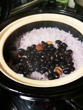 リピートされる黒豆梅ご飯