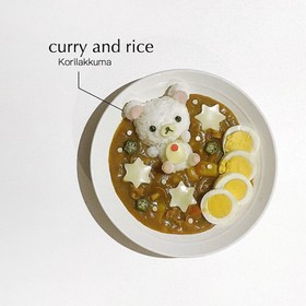 簡単可愛い!コリラックマのキャラカレー☆