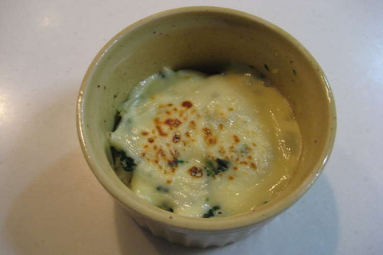 離乳食 後期 ほうれん草とポテトグラタン レシピ 作り方 By あきとｍａｍａ クックパッド