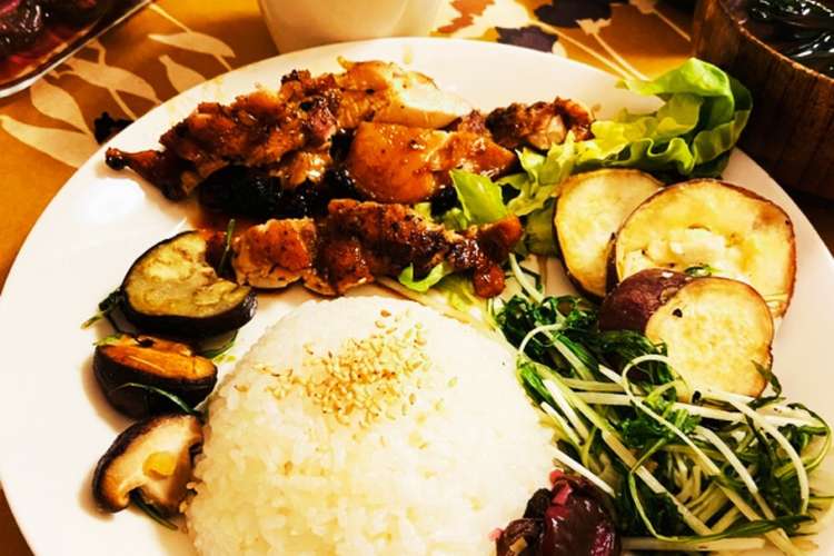 照り焼きチキンと野菜の簡単ワンプレート レシピ 作り方 By Tulisaito クックパッド 簡単おいしいみんなのレシピが352万品