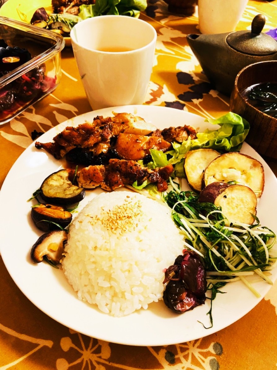 ハーブチキンと野菜のワンパンレシピ