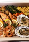 シーフードと野菜のローズマリーグリル