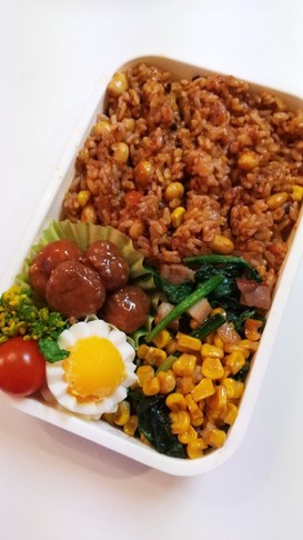お弁当(2/17)ドライカレー