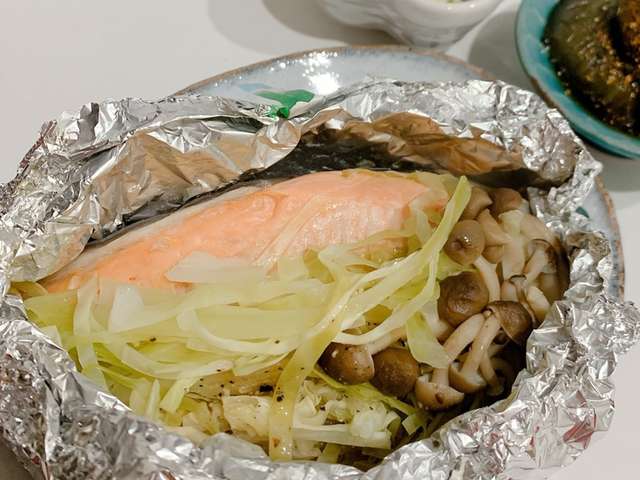 シャケのホイル焼き レシピ 作り方 By Haruna32 クックパッド