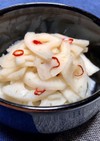 蓮根の昆布茶入り甘酢漬け＊作り置き
