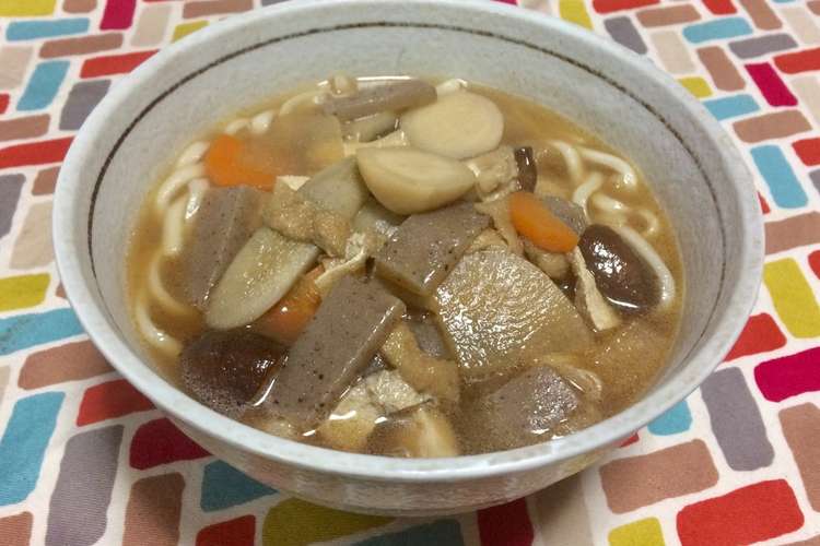 超簡単 本格 醤油仕立てのけんちんうどん レシピ 作り方 By Calimero クックパッド