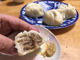 食パンと焼売で簡単肉まん!