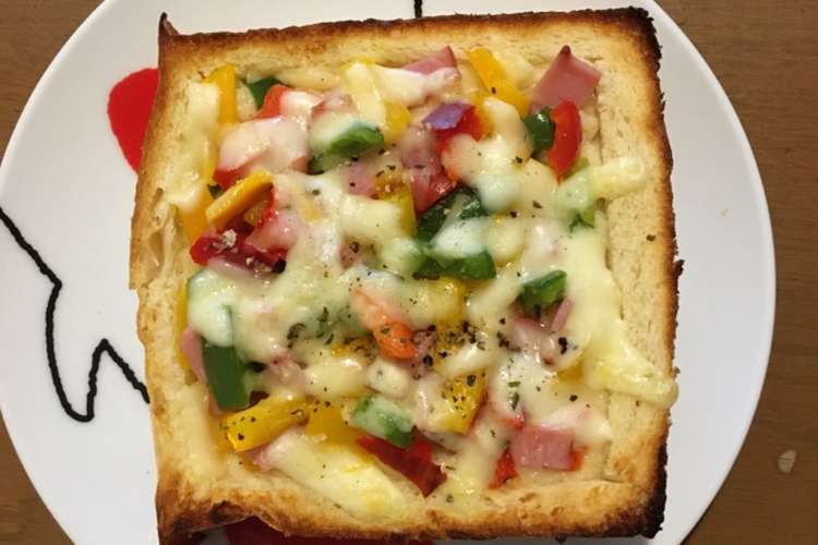厚切り食パンで ピザグラタンパン レシピ 作り方 By はな抹茶 クックパッド 簡単おいしいみんなのレシピが352万品
